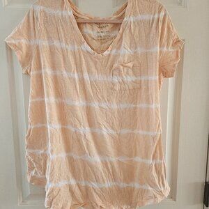 Torrid Classic Fit Striped Short Sleeve Top